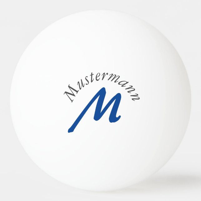 monogram ping pong ball (Front)