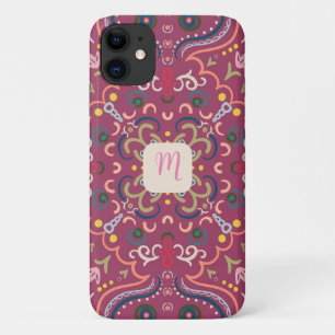 Monogram Pink & Colourful  Case-Mate iPhone Case