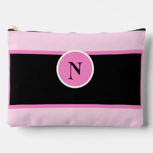  Monogram Pink Girly Pretty Custom  Accessory Pouch