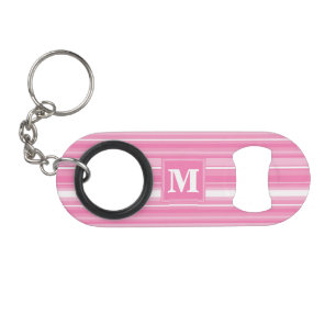 Monogram pink stripes