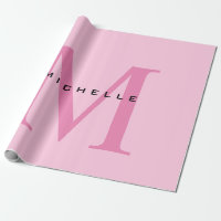 Monogram Pink Your Name Special Gift Beloved Ones