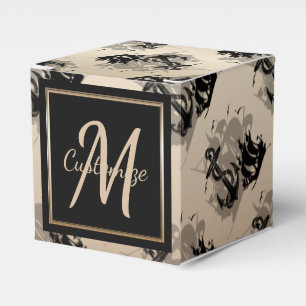 Monogram Pirate Ship & Anchor Cube Favour Box 9