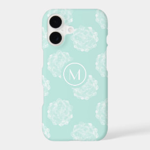 Monogram Plant Happiness Pastel Succulent Patt