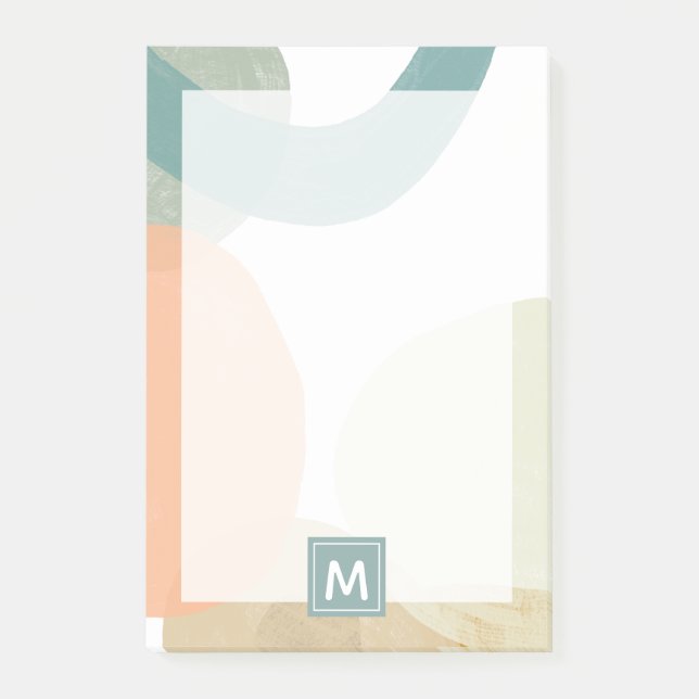 Monogram | Platelet Post-it Notes (Front)