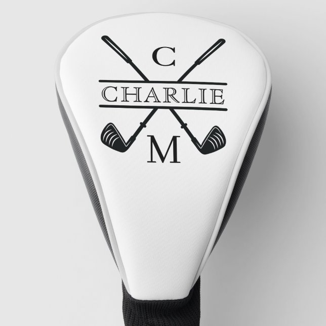 Monogram Player Name Golf Head Cover (Creator Uploaded)