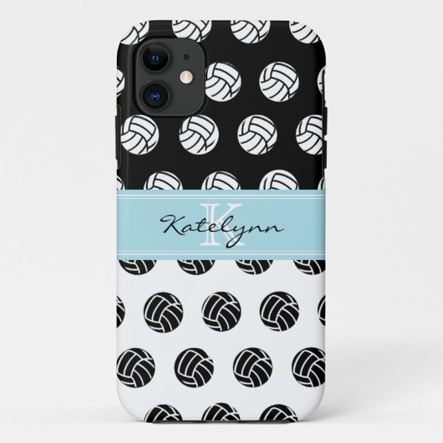 Monogram Polka Dot Volleyballs iPhone 5 Case (Back)