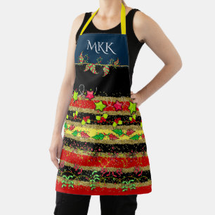 Monogram Posh Festive Apron