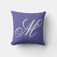 Monogram Purple Chevron Personalised