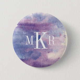 Monogram Purple Haze II 6 Cm Round Badge