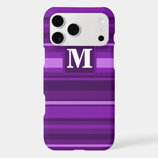 Monogram purple stripes (Back)