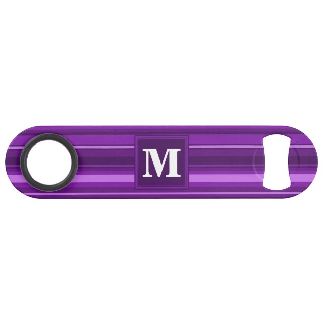 Monogram purple stripes (Front (Horizontal))