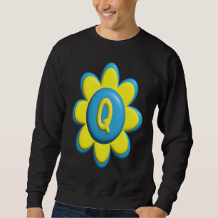 Monogram Q Colorful Flower Sweatshirt