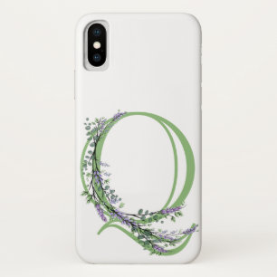 Monogram Q Lavender Eucalyptus Case-Mate iPhone Case