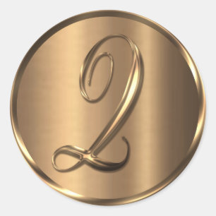 Monogram Q NONMETALLIC Bronze Envelope Seal