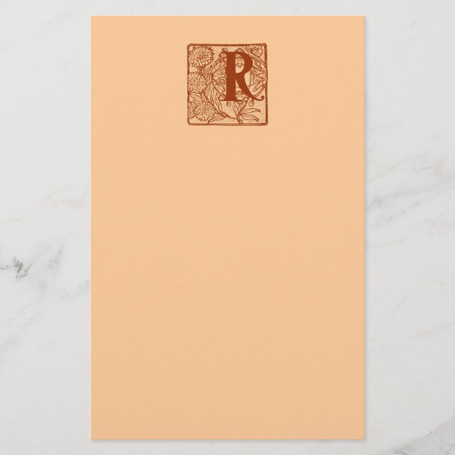 Monogram R Stationary Stationery (Front)