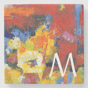 Monogram   Race Day Stone Coaster