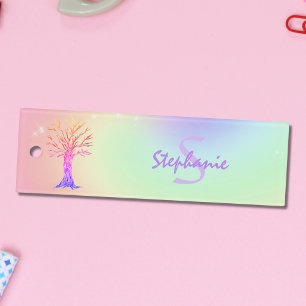 Monogram Rainbow Colours Girl's Ruler