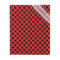 Monogram Red Black Cute Chic Polka Dot Pattern