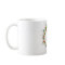 Monogram  Red Christmas elegant letter Coffee Mug