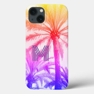 MONOGRAM RETRO IPHONE 13 Summer sunset phone case