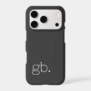 Monogram Retro Minimal Black
