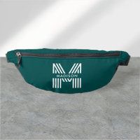 Monogram Retro Modern Teal