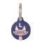 Monogram Retro Pink Cat Pet Tag