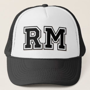 Monogram 'RM' Trucker Hat