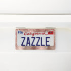 Monogram Rose Gold Faux-Glitter Girly Glam