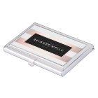 Monogram Rose Gold Striped