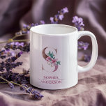Monogram Rose Gold Watercolor Flower Letter S Coffee Mug<br><div class="desc">Monogram Rose Gold Watercolor Flower Letter S</div>