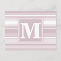 Monogram rose quartz stripes