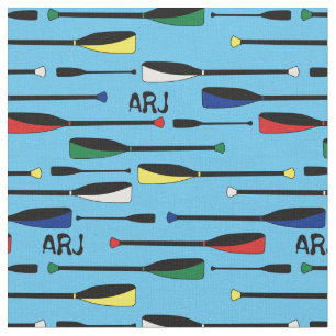 Monogram Rowing Oars Fabric