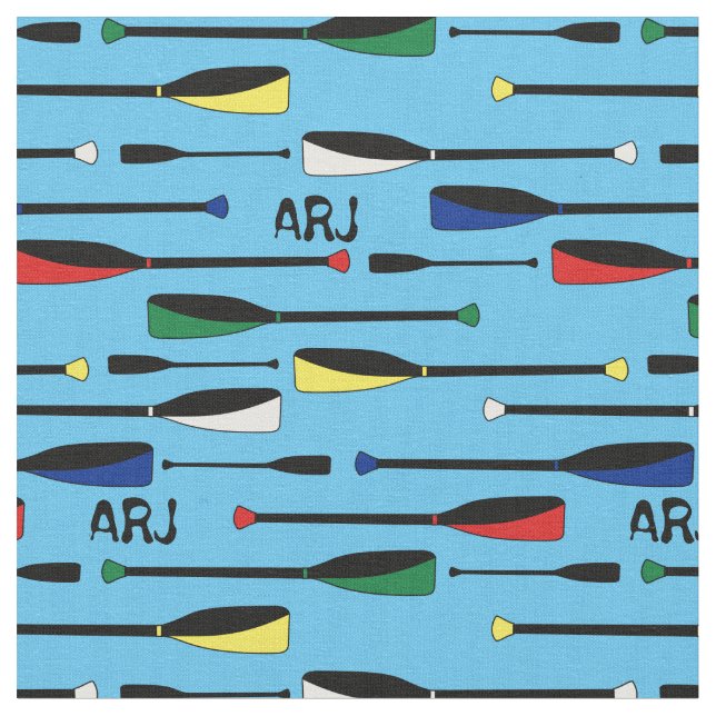 Monogram Rowing Oars Fabric (Close Up)