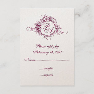 Monogram RSVP