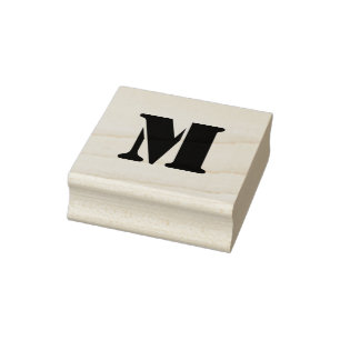 Monogram rubber stamp, custom monogram stamp