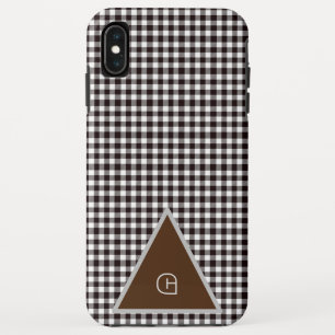   Monogram Rustic Chic Plaid Case-Mate iPhone Case