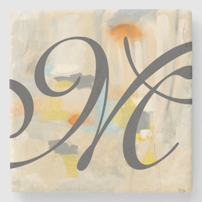 Monogram | Sacred II Stone Coaster (Front)