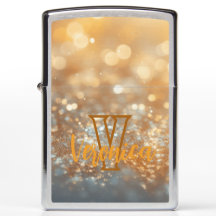 Monogram Script Golden Glimmer