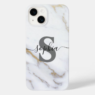 Monogram Script Name Initial Custom Personalised Case-Mate iPhone 14 Case