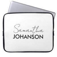 Monogram Script Name Modern Minimalist
