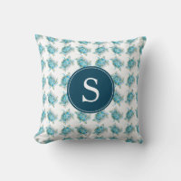 Monogram Sea Turtle Pattern Blue