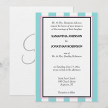 Monogram Seafoam Blue Pink White Cabana Stripes 