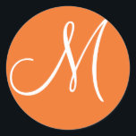 Monogram Seal Wedding Monogram Sticker<br><div class="desc">Monogram Gifts have a huge selection of customizeable USPS postage stamps,  envelope seal stickers,  greeting cards,  tshirts,  hats,  buttons,  magnets and so much more. These monograms are great for mailing wedding invitations,  Anniversary Party invitations,  graduation announcements,  and suprise birthday parties just to name a few.</div>
