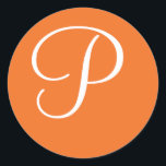 Monogram Seal Wedding Monogram Sticker<br><div class="desc">Monogram Gifts have a huge selection of customizeable USPS postage stamps,  envelope seal stickers,  greeting cards,  tshirts,  hats,  buttons,  magnets and so much more. These monograms are great for mailing wedding invitations,  Anniversary Party invitations,  graduation announcements,  and suprise birthday parties just to name a few.</div>