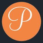 Monogram Seal Wedding Monogram Sticker<br><div class="desc">Monogram Gifts have a huge selection of customizeable USPS postage stamps,  envelope seal stickers,  greeting cards,  tshirts,  hats,  buttons,  magnets and so much more. These monograms are great for mailing wedding invitations,  Anniversary Party invitations,  graduation announcements,  and suprise birthday parties just to name a few.</div>