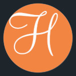 Monogram Seal Wedding Monogram Sticker<br><div class="desc">Monogram Gifts have a huge selection of customizeable USPS postage stamps,  envelope seal stickers,  greeting cards,  tshirts,  hats,  buttons,  magnets and so much more. These monograms are great for mailing wedding invitations,  Anniversary Party invitations,  graduation announcements,  and suprise birthday parties just to name a few.</div>