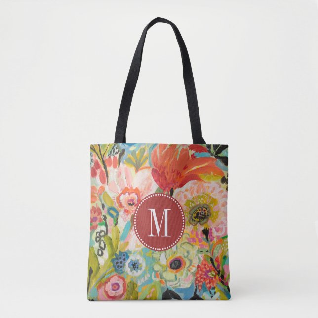 Monogram | Secret Garden Floral III Tote Bag (Front)