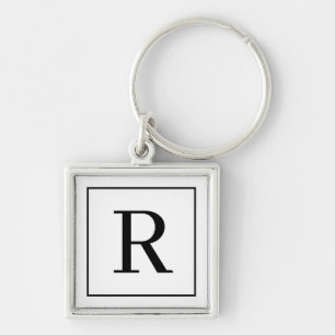Monogram Sf Classic Serif Key Ring