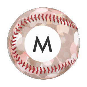 Monogram Simple Pattern - Circles Baseball